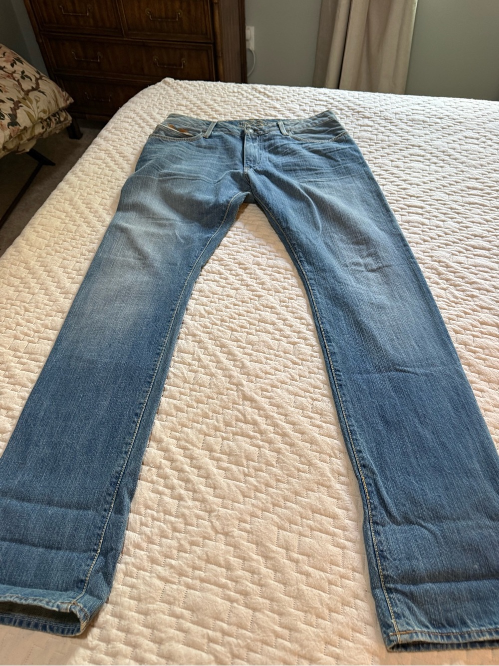 Robin's Jean Men's Light Blue Straight Jeans